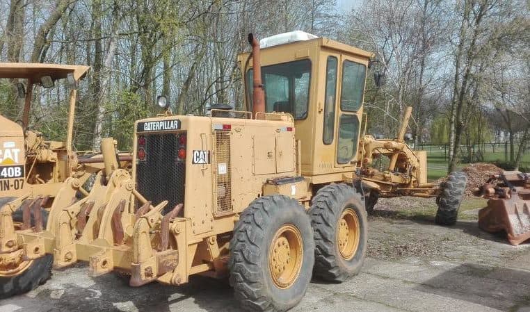 CAT 140G Motor Grader with Ripper and Push Block Year: 1994