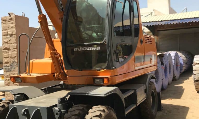 Samsung MX135WS Wheel Excavator, Year: 1999 comes with Brand New Tires