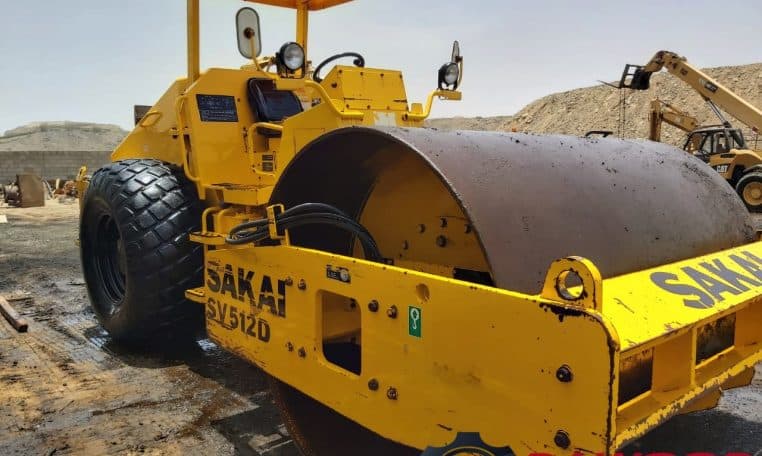 Sakai SV512D Single Drum Roller Year: 2008 - S/no: VSV18D-21522