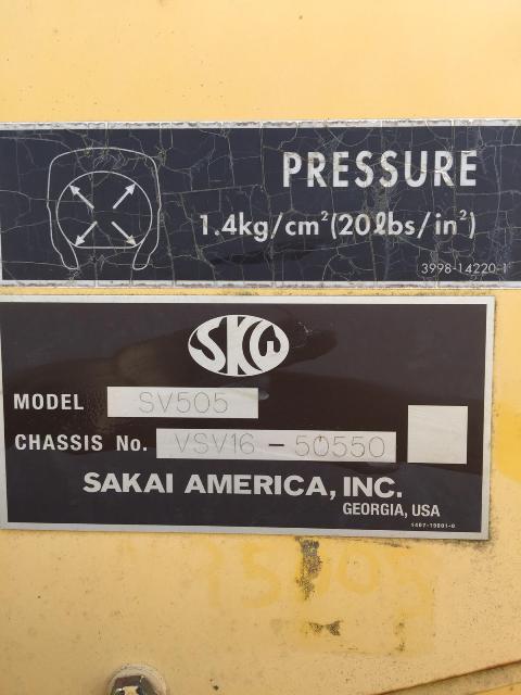 Sakai SV505D Single Drum Compactor — photo 2