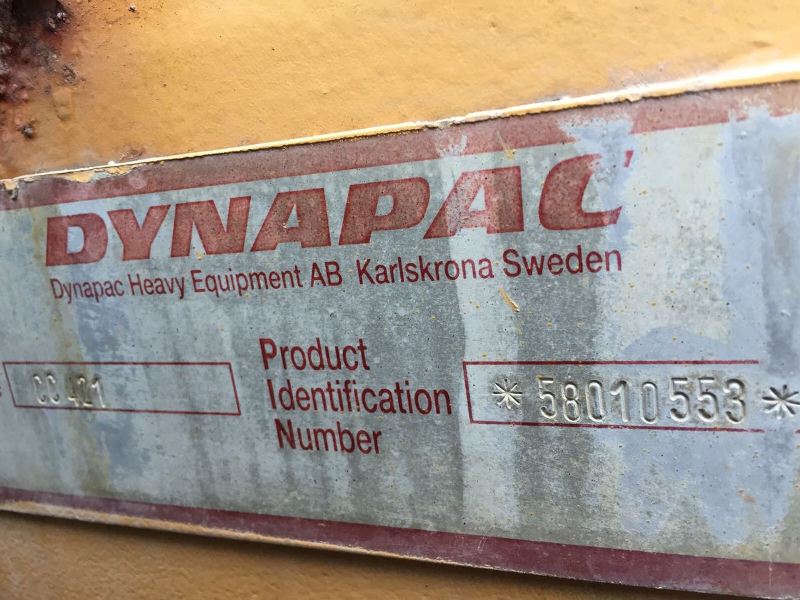 Dynapac CC421 Tandem Roller Year 1995 — photo 3