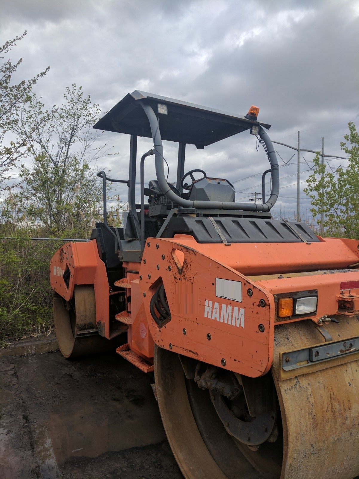 Hamm HD120HV Tandem Roller Year: 2003 - Original Paint — photo 5