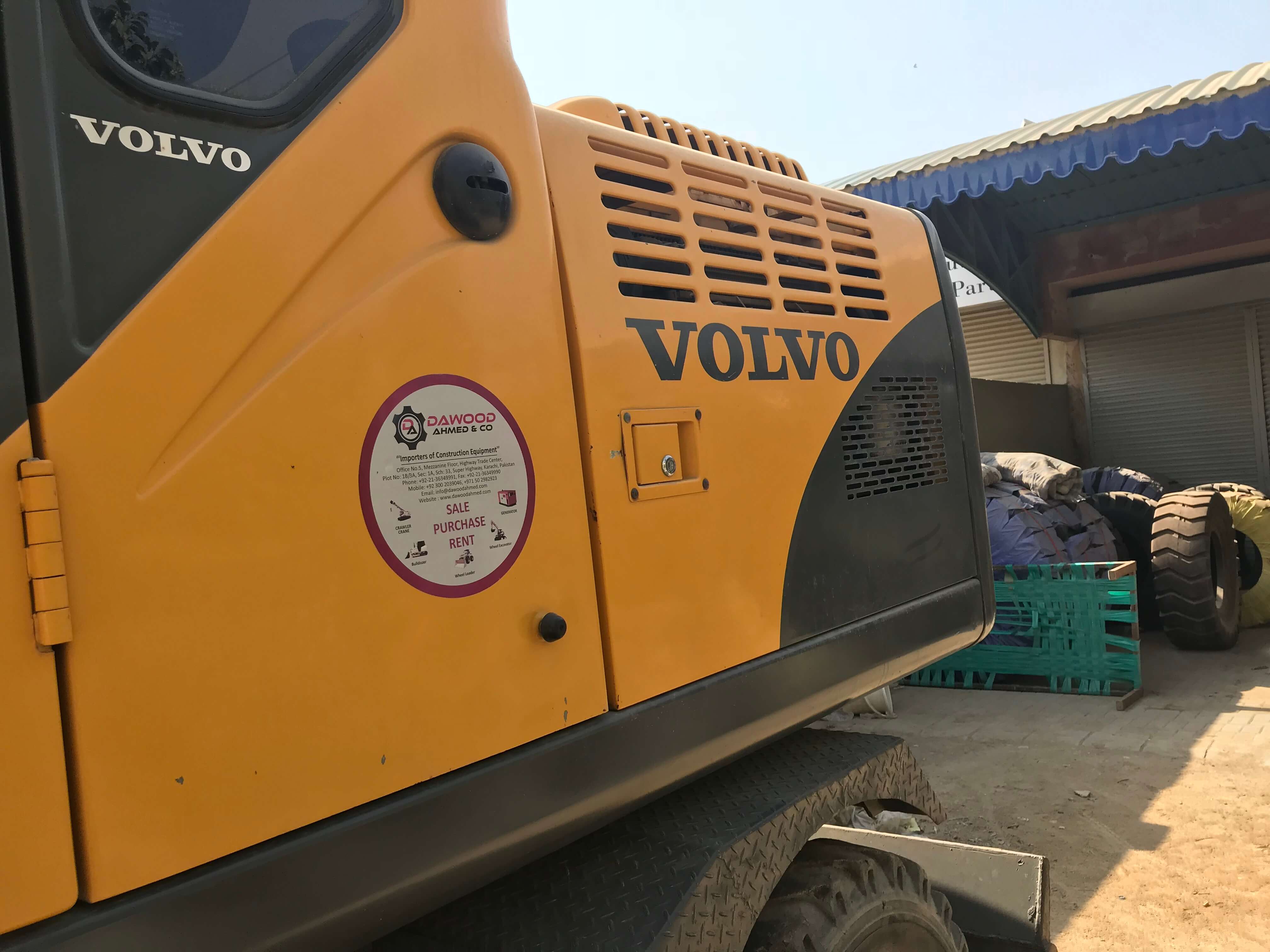 Volvo E145BW Wheeled Excavator Year 2006 — photo 3