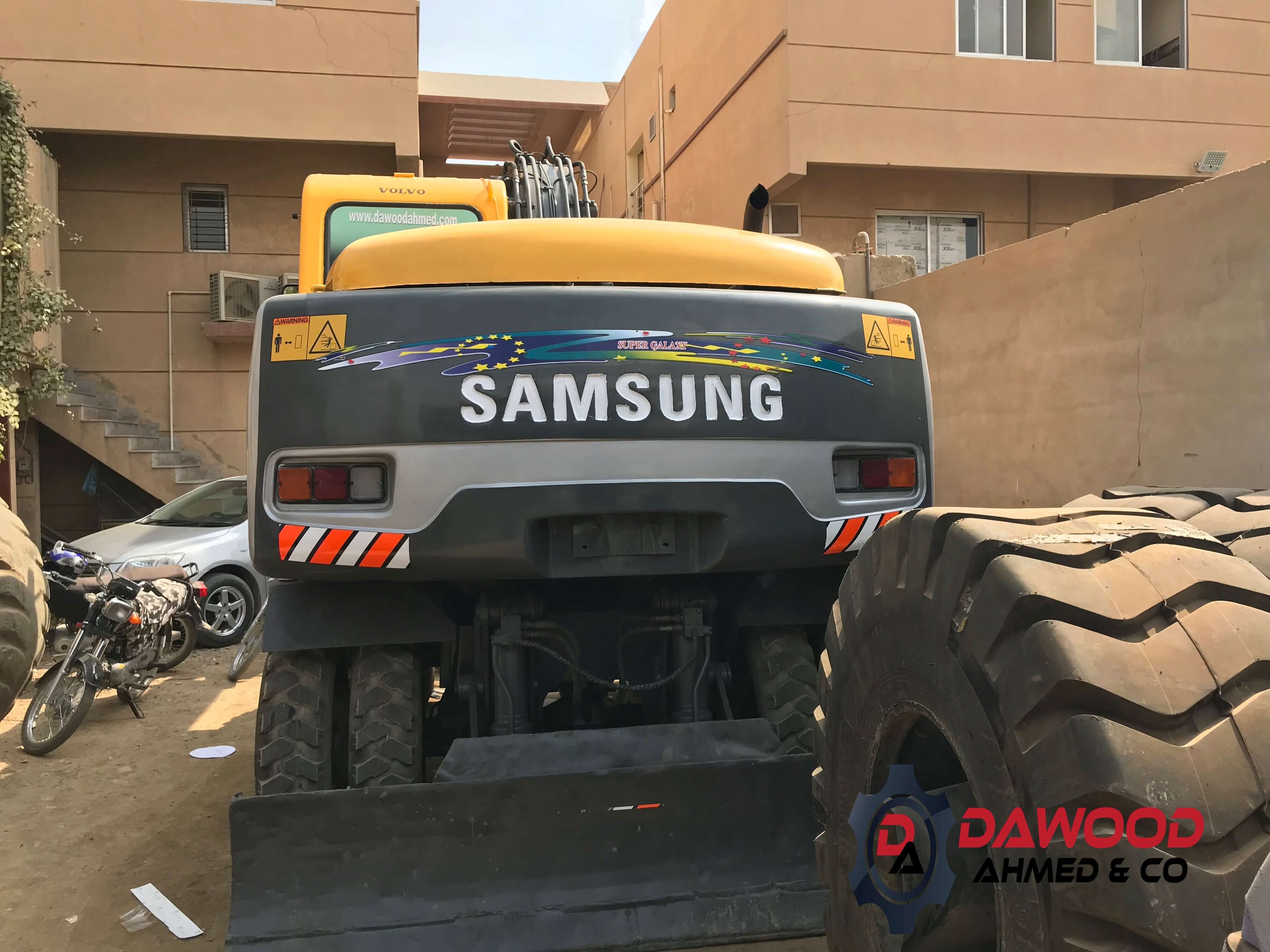 Samsung MX135WS Wheel Excavator, Year: 2000 (comes with Volvo Tag) — photo 3