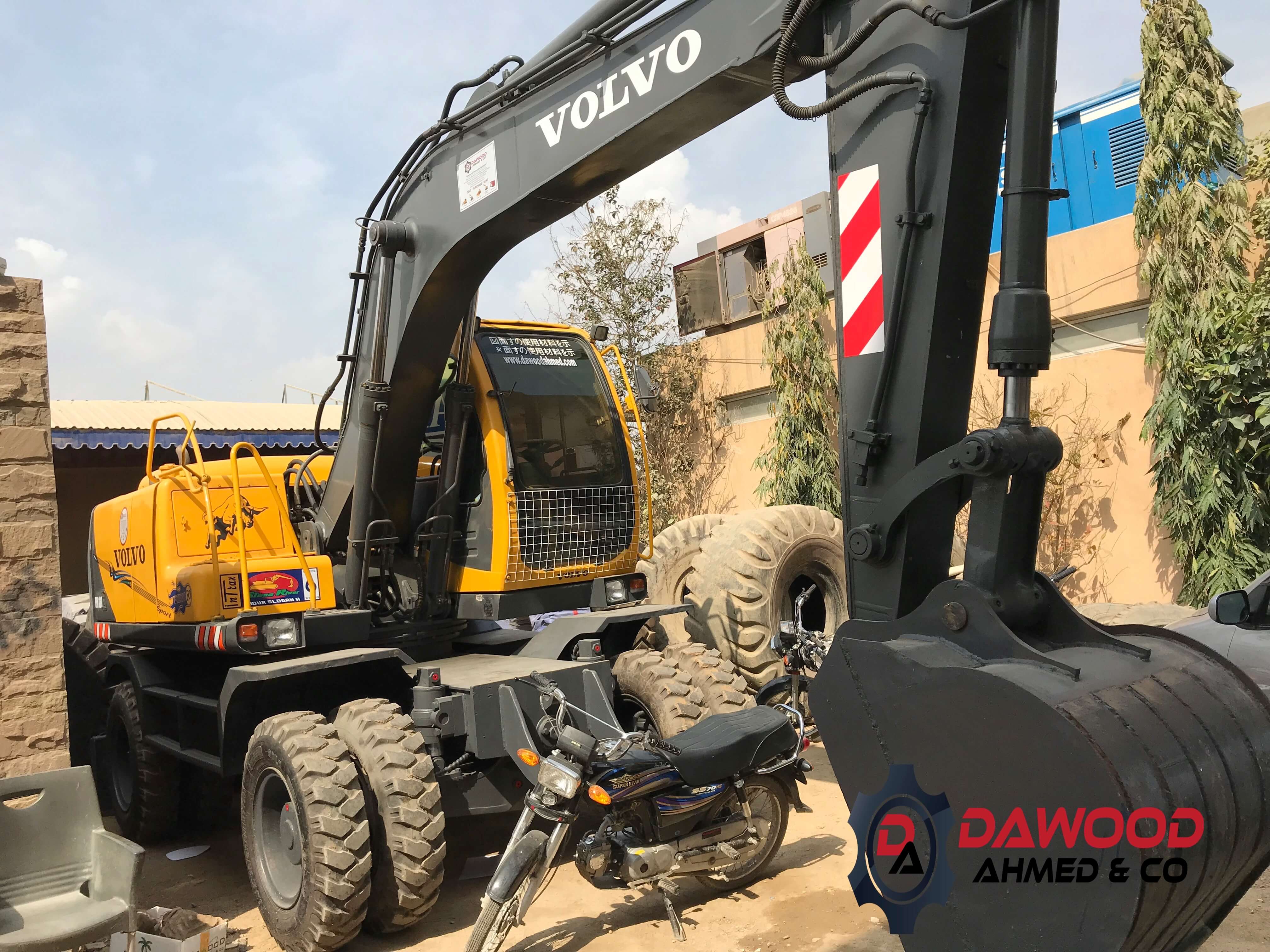 Samsung MX135WS Wheel Excavator, Year: 2000 (comes with Volvo Tag) — photo 8