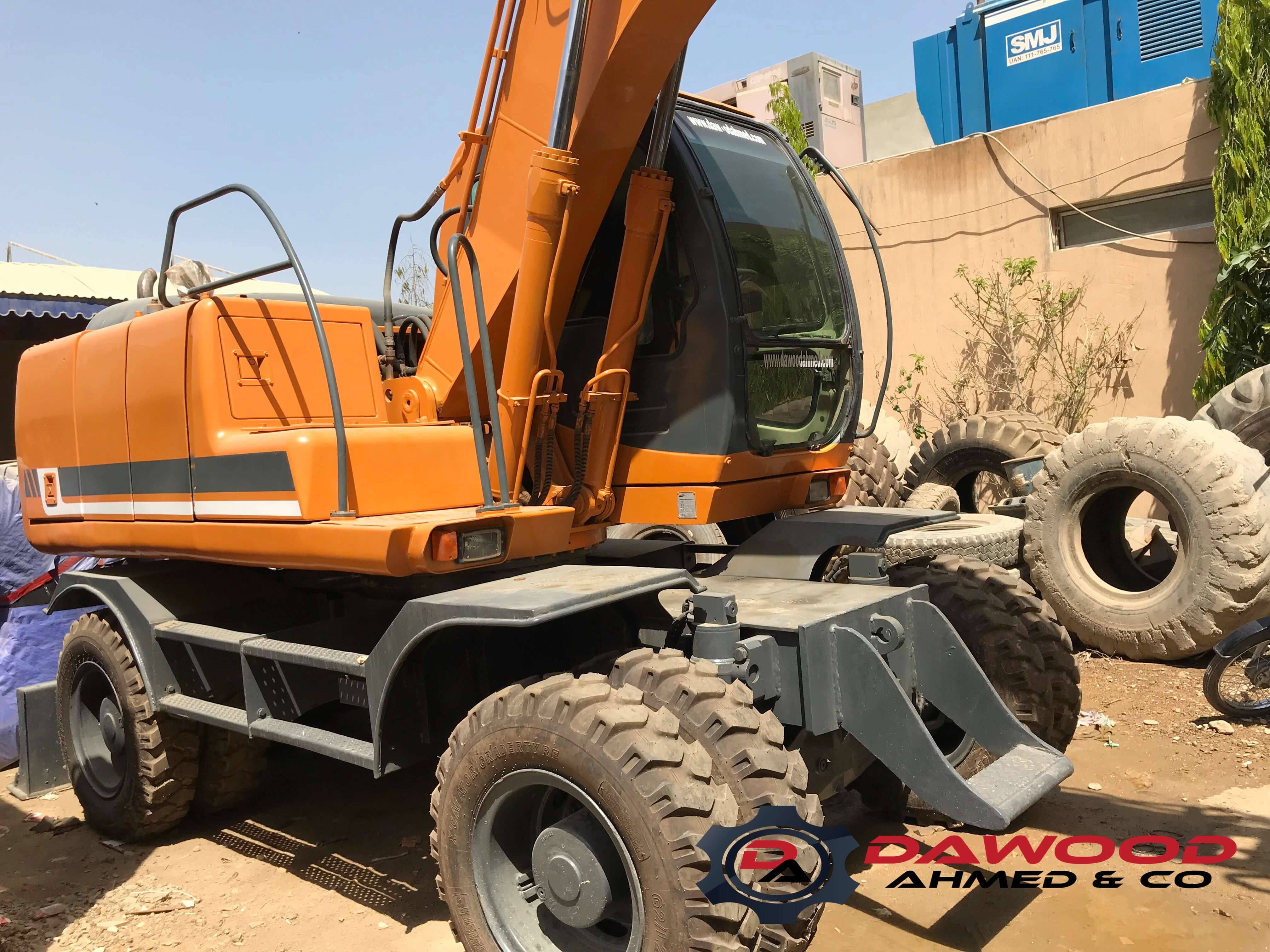 Samsung MX135WS Wheel Excavator, Year: 1999 comes with Brand New Tires — photo 10