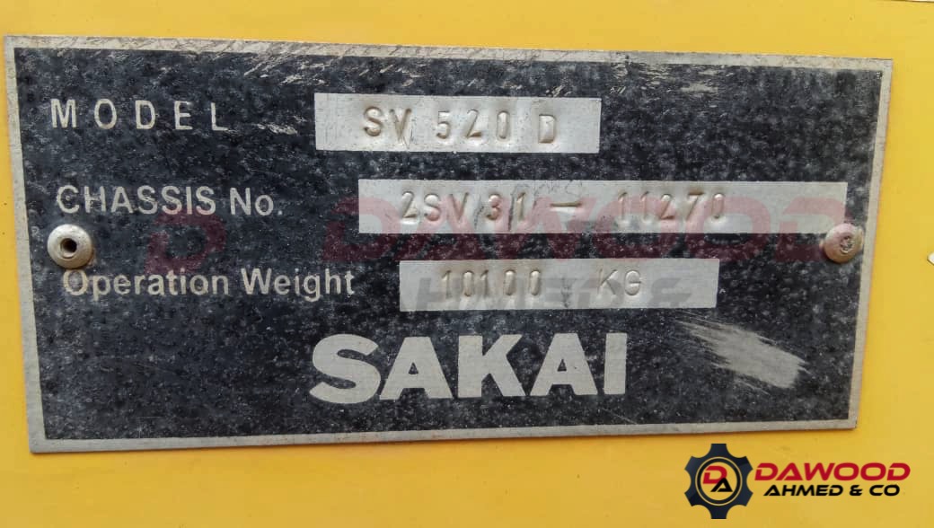 Used Sakai SV520D Vibratory Roller, S/no: 2SV31-11270 Year: 2015 — photo 4