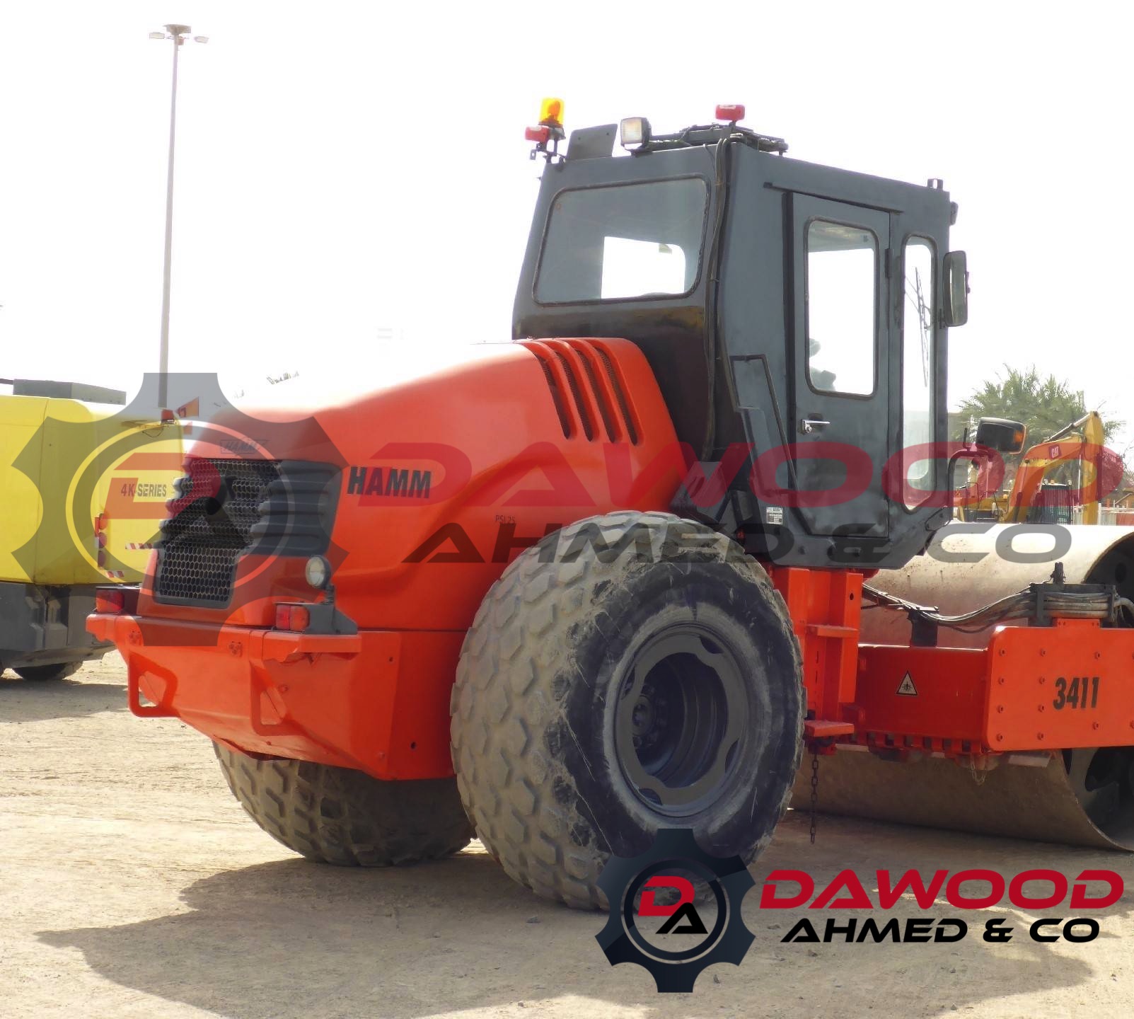 Hamm 3411 Vibration Roller Year: 2007 with Cabin — photo 3