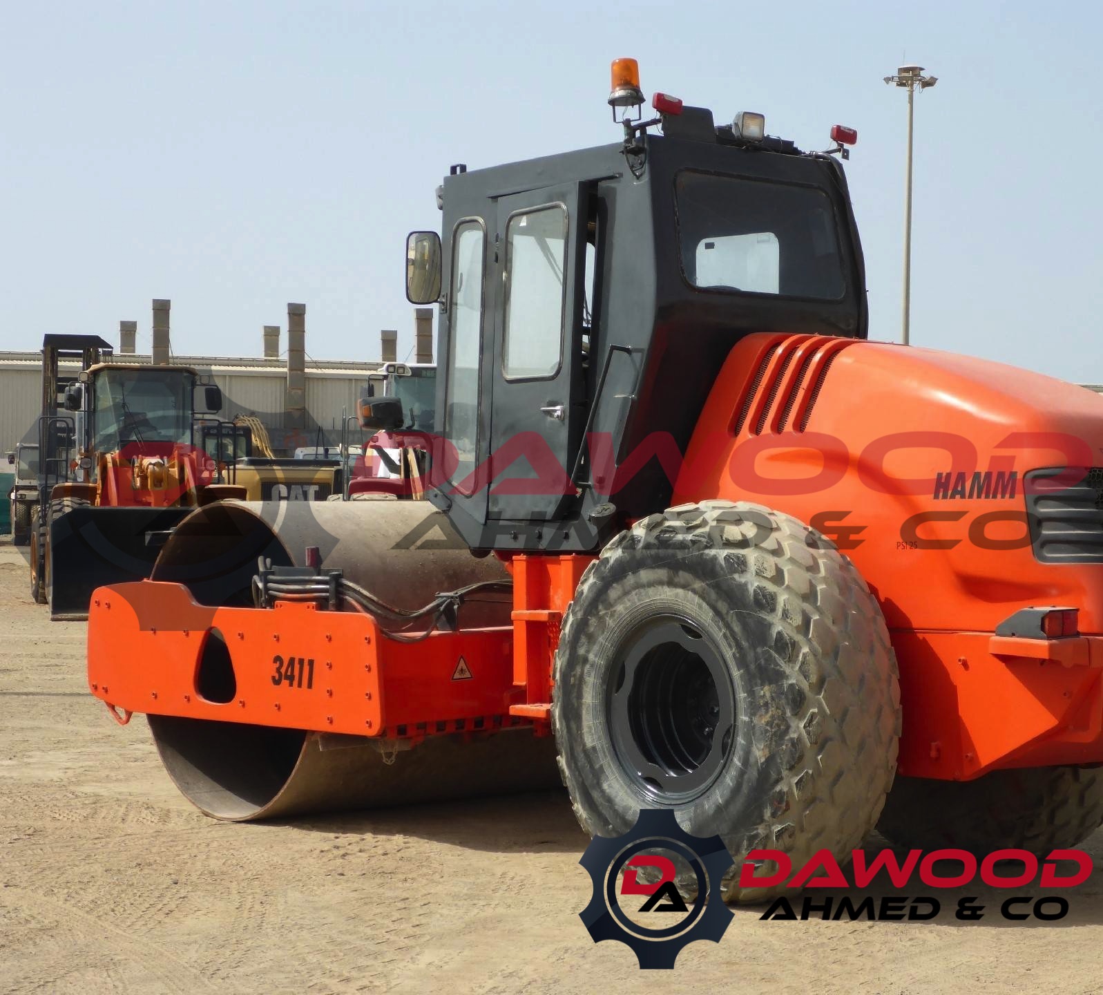 Hamm 3411 Vibration Roller Year: 2007 with Cabin — photo 2