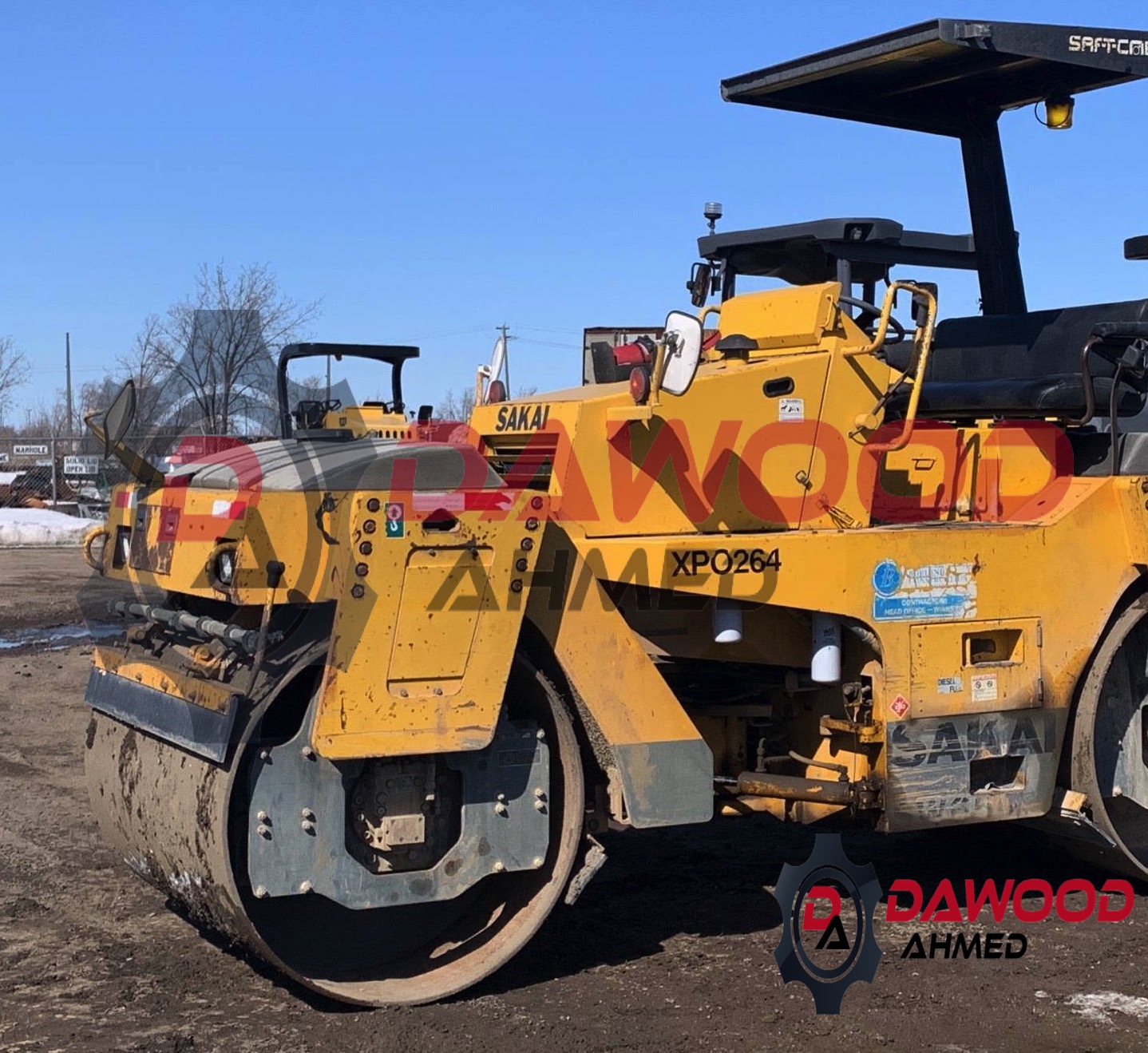 Sakai SW650 Tandem Roller S/no: VSW16-10235, Hours: 722 — photo 2