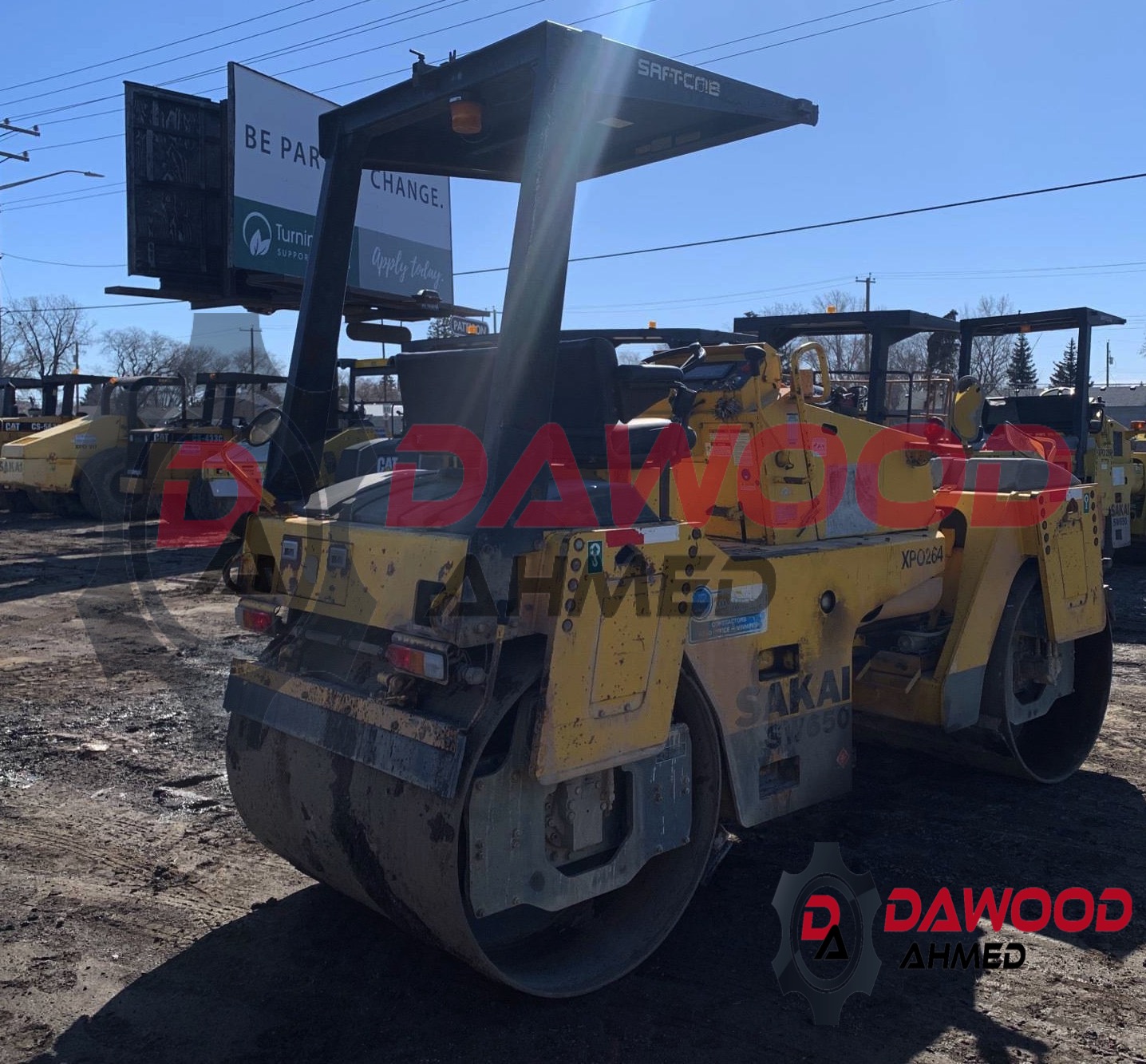 Sakai SW650 Tandem Roller S/no: VSW16-10235, Hours: 722 — photo 4