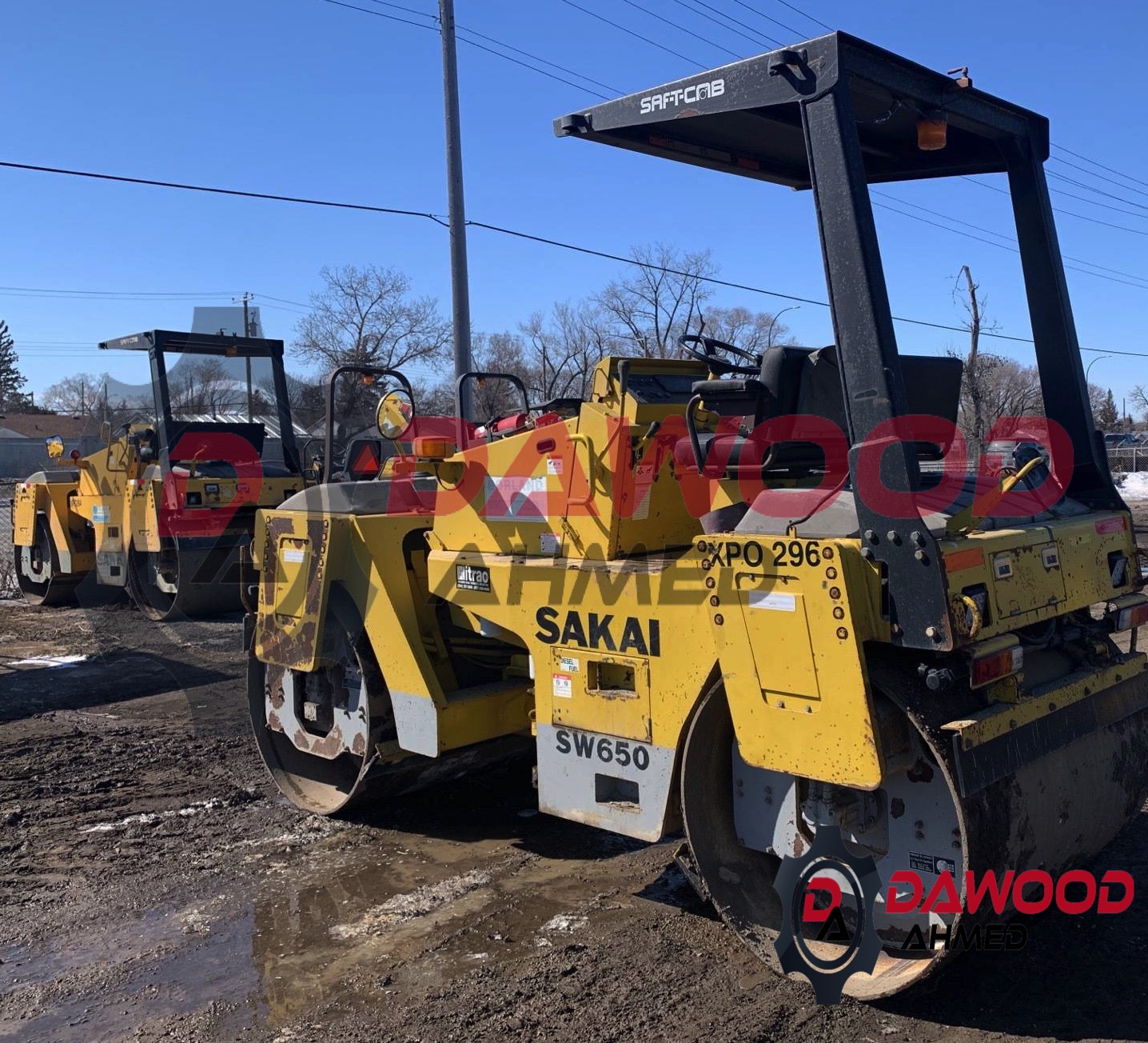 Sakai SW650 Tandem Roller S/no: VSW16-10124, Hours: 3,925 — photo 2