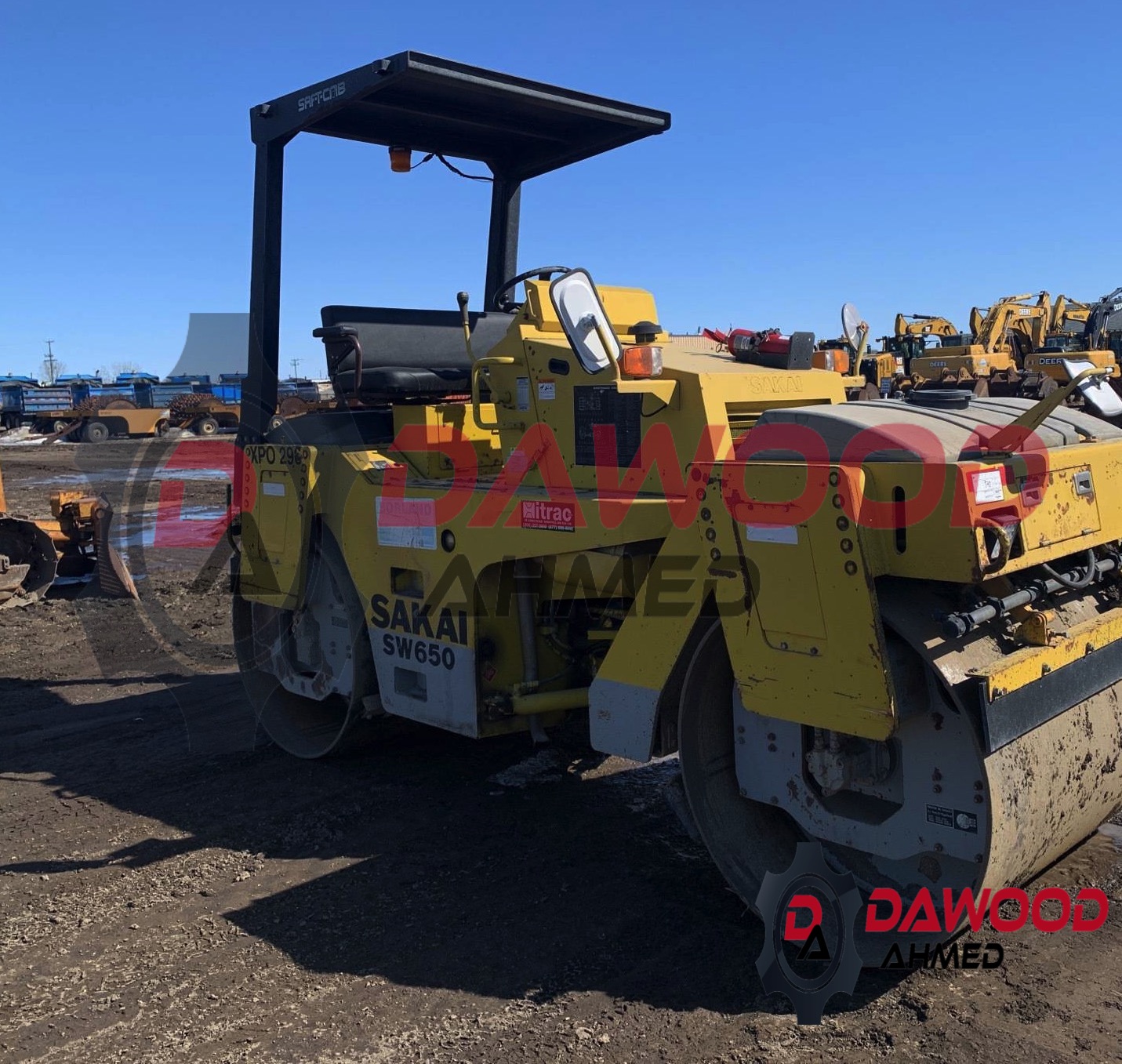 Sakai SW650 Tandem Roller S/no: VSW16-10124, Hours: 3,925 — photo 4