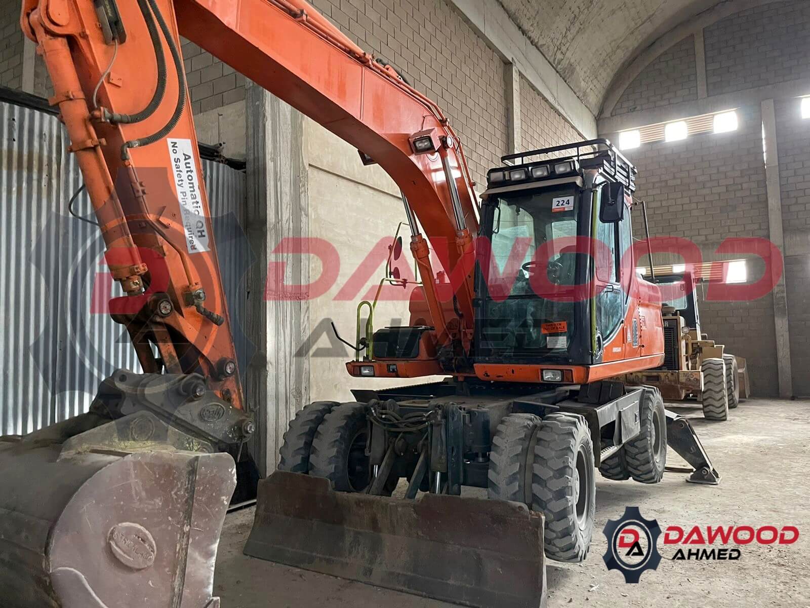 Doosan DX140W Wheeled Excavator Year: 2011 - Good working condition — photo 13