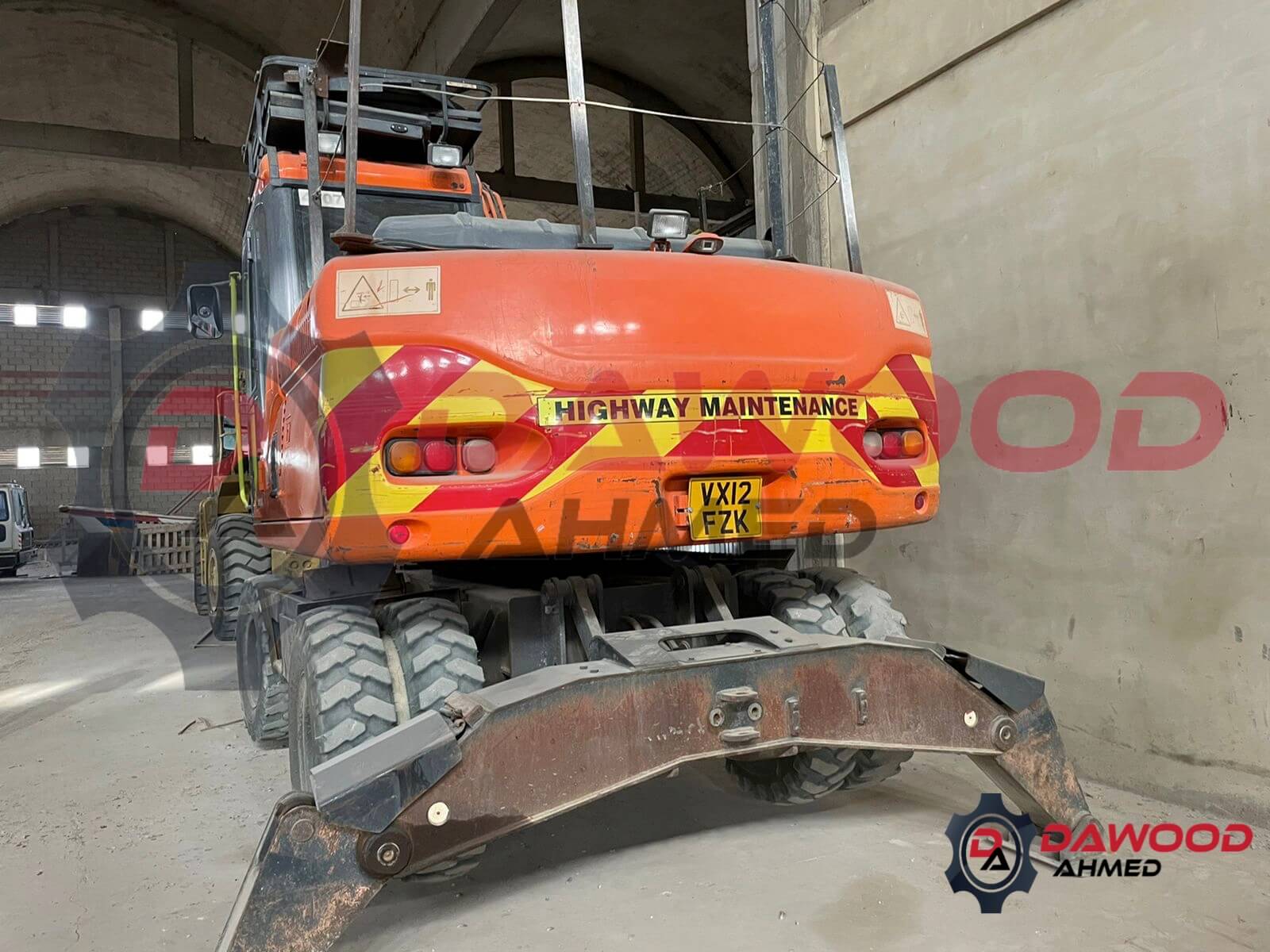 Doosan DX140W Wheeled Excavator Year: 2011 - Good working condition — photo 3