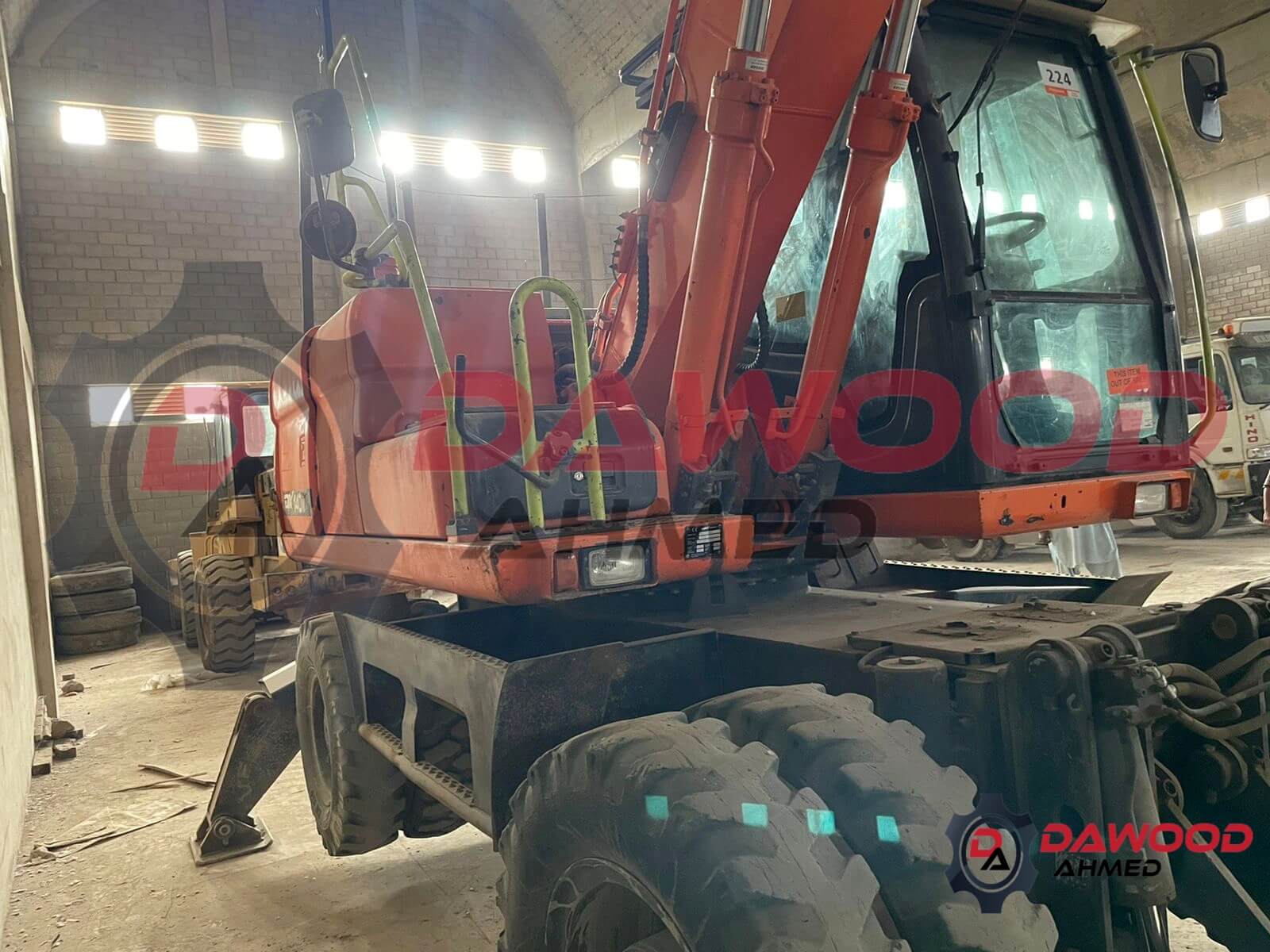Doosan DX140W Wheeled Excavator Year: 2011 - Good working condition — photo 6