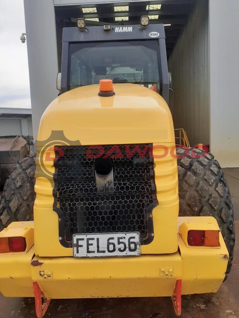 Hamm 3414 Single Drum Roller With Front Blade Year: 2007 — photo 2