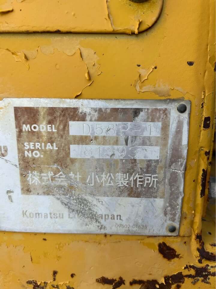 Komatsu D58P-1 Year: 1998 - Good working Dozer — photo 6