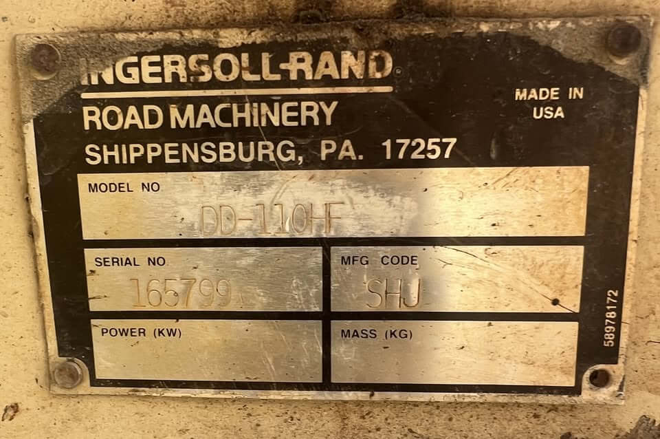 Ingersoll-Rand DD110HF Tandem Roller - Year: 2012 — photo 6