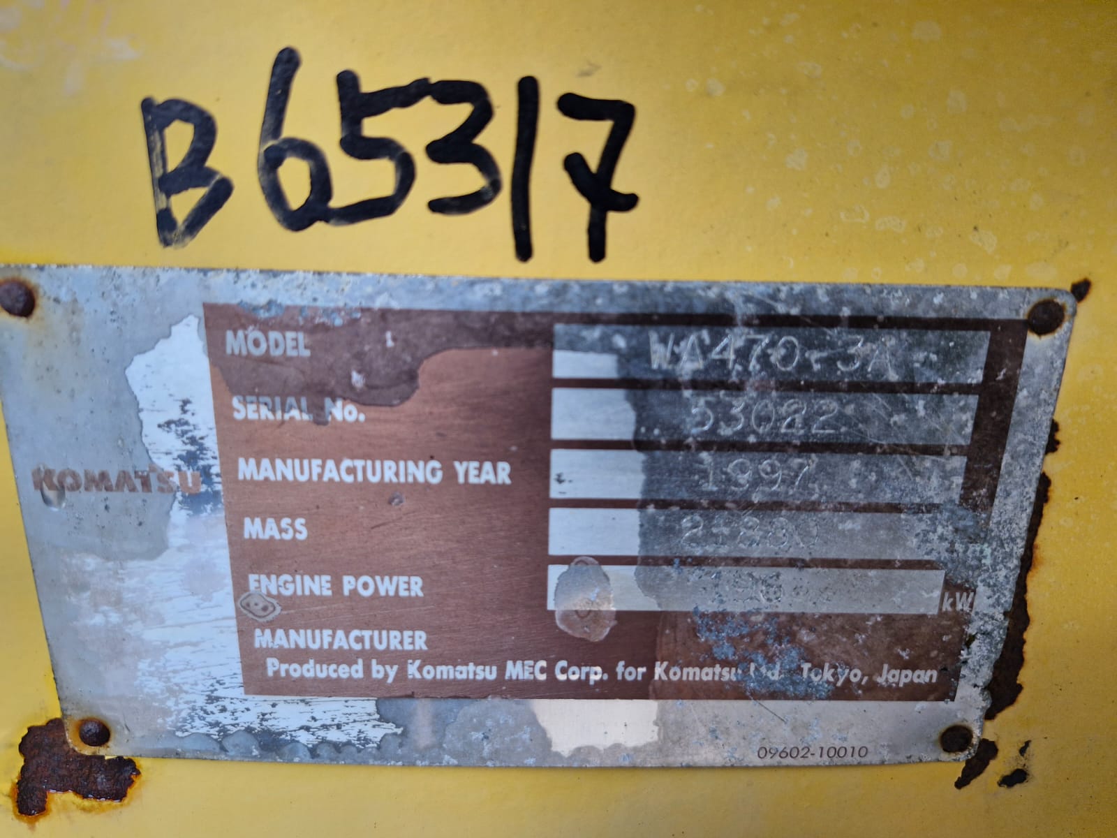 1997 Caterpillar WA470-3 — photo 12